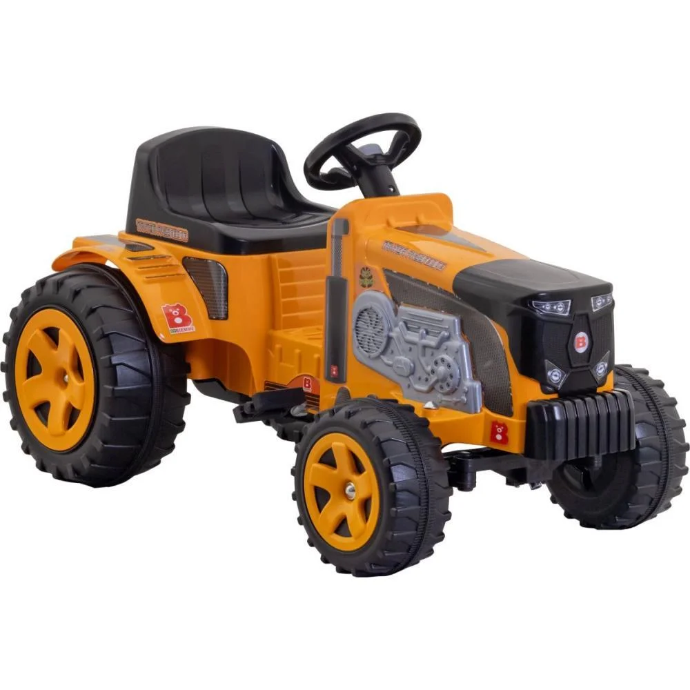 VEICULO A PEDAL TRATOR FAZENDEIRO AMARELO BIEMME (UNIDADE) - imagem 8