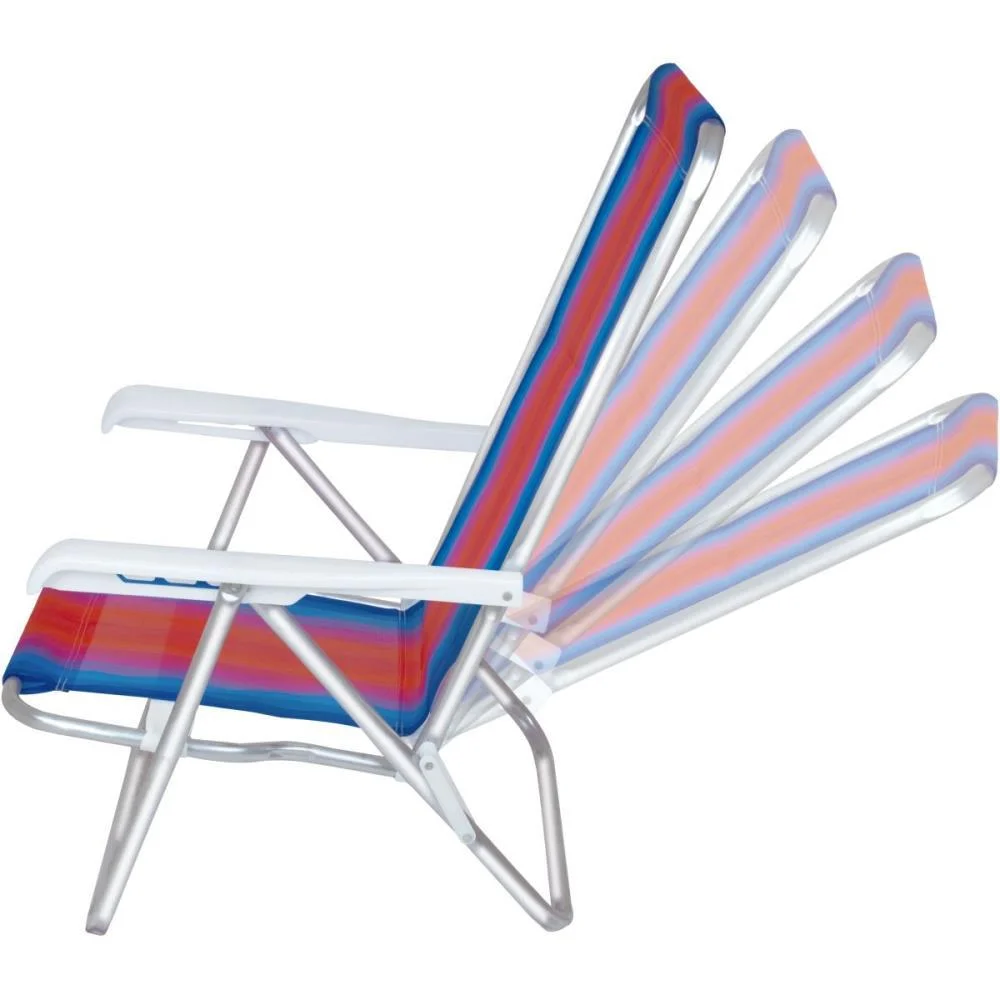 CADEIRA P/PISCINA/PRAIA ALUMINIO 4 POSICOES (S) MOR (UNIDADE) - imagem 4