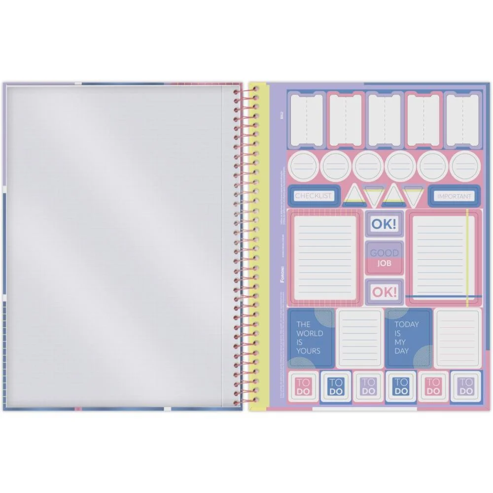 CADERNO 10X1 CAPA DURA BALI 160F FORONI (PCT.C/04) - imagem 6