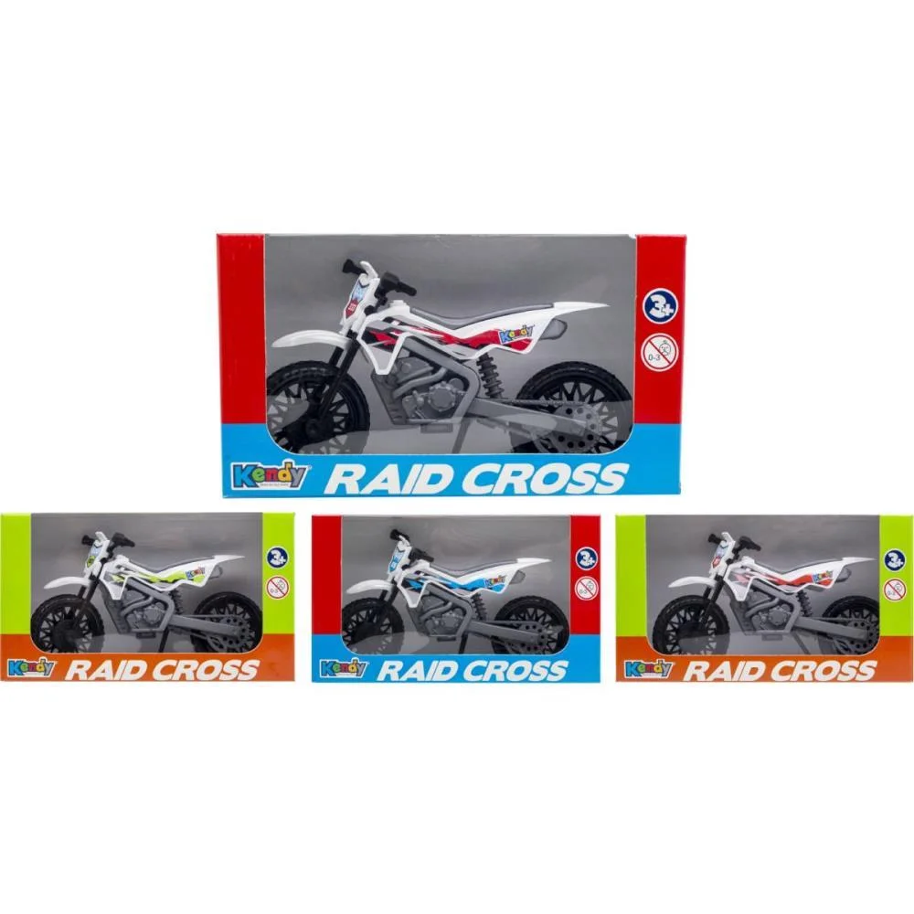MOTO RAID CROSS 21,2X6,5X12,3CM (S) KENDY BRINQUEDOS (UNIDADE) - imagem 3