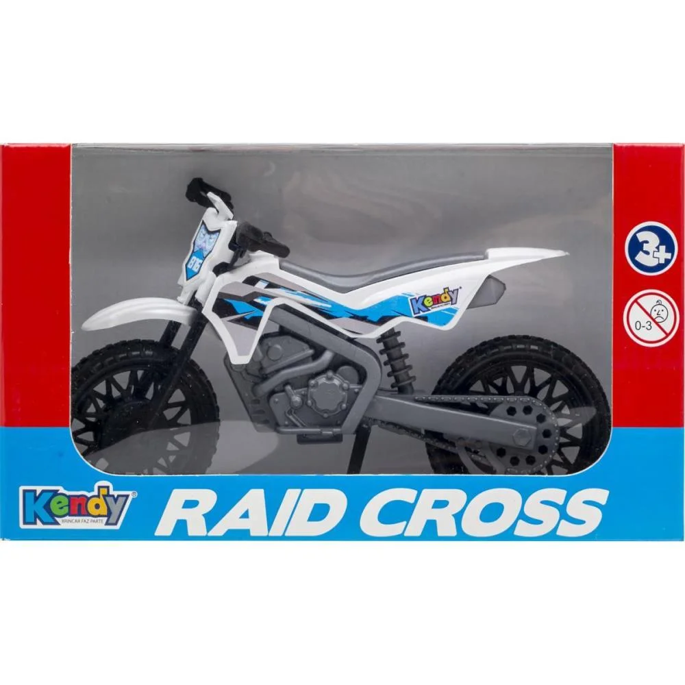 MOTO RAID CROSS 21,2X6,5X12,3CM (S) KENDY BRINQUEDOS (UNIDADE) - imagem 8