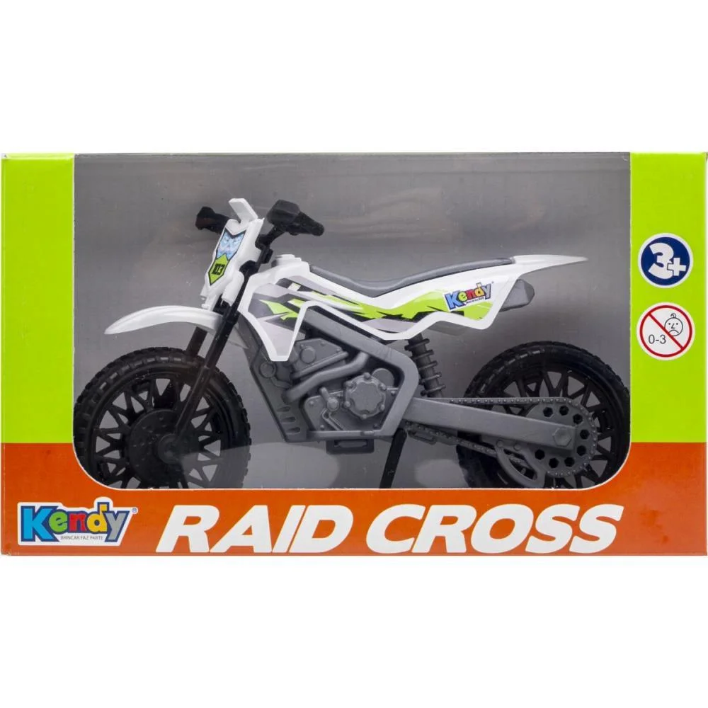 MOTO RAID CROSS 21,2X6,5X12,3CM (S) KENDY BRINQUEDOS (UNIDADE) - imagem 9
