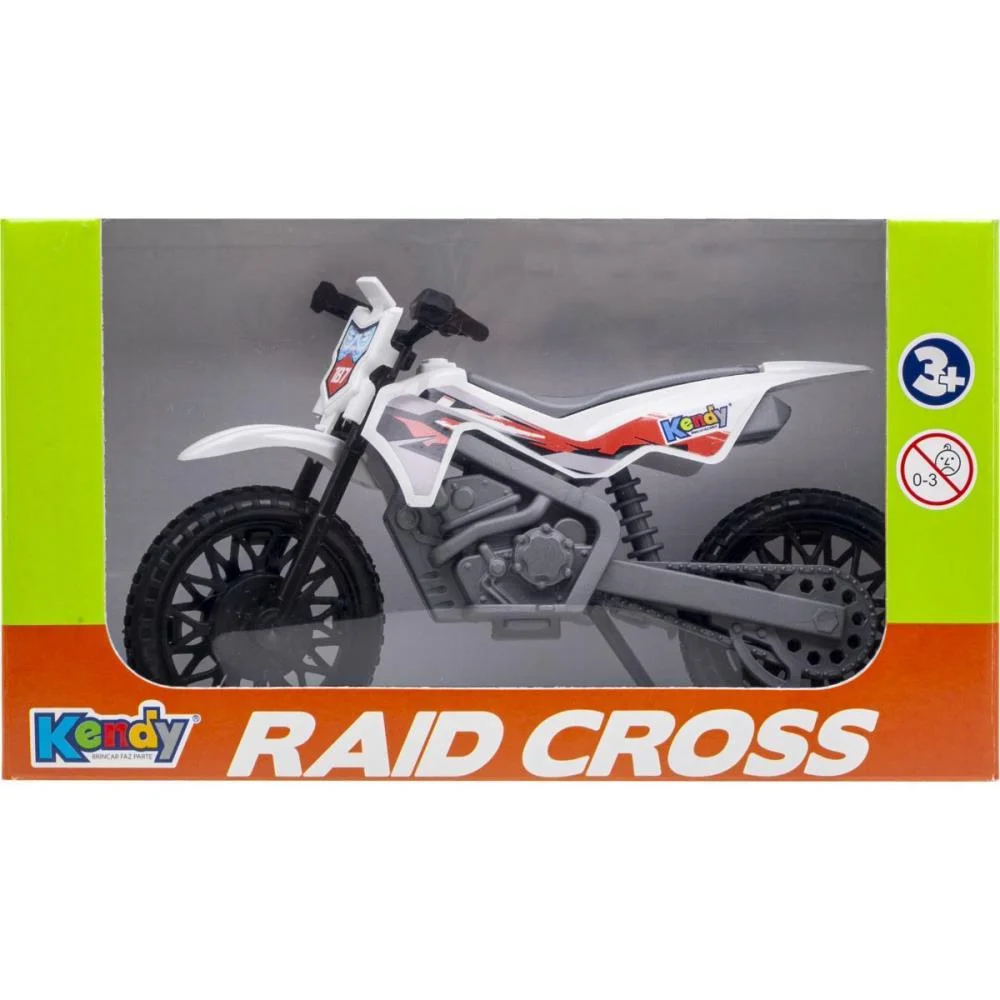 MOTO RAID CROSS 21,2X6,5X12,3CM (S) KENDY BRINQUEDOS (UNIDADE) - imagem 10