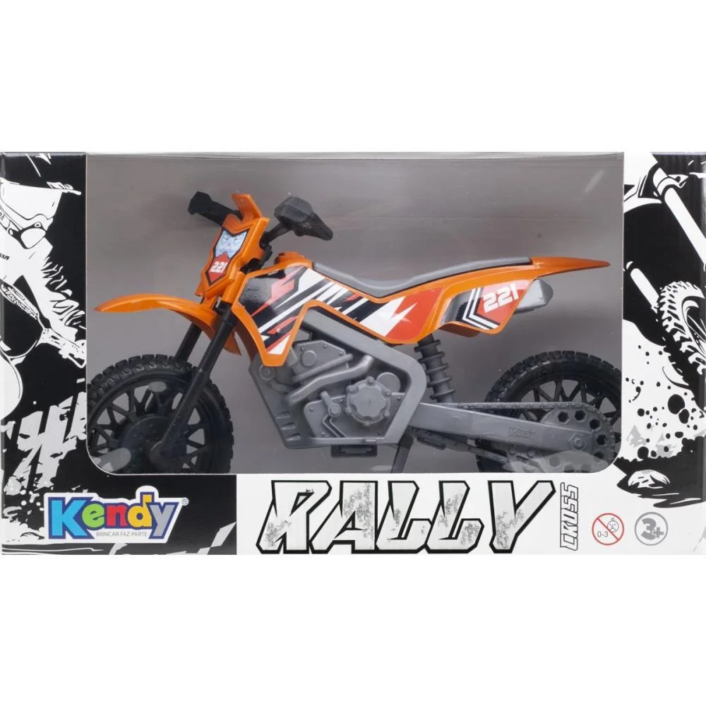MOTO RALLY CROSS 33X10X19CM (S) KENDY BRINQUEDOS (UNIDADE) - imagem 8