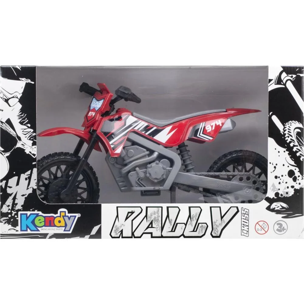 MOTO RALLY CROSS 33X10X19CM (S) KENDY BRINQUEDOS (UNIDADE) - imagem 10