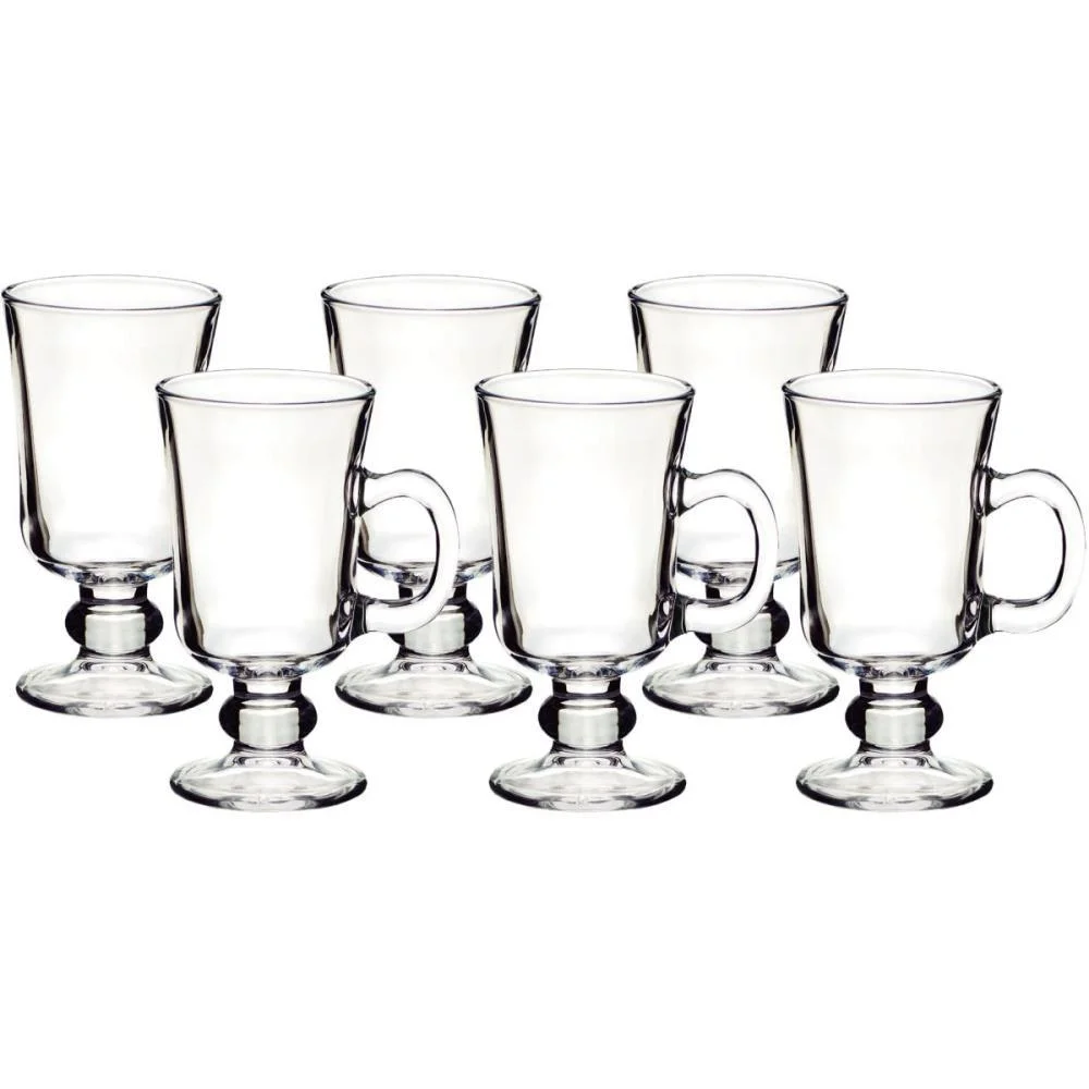 CANECA DE VIDRO COFFEE IRISH 250ML 6PCS WESTERN (JOGO) - imagem 6