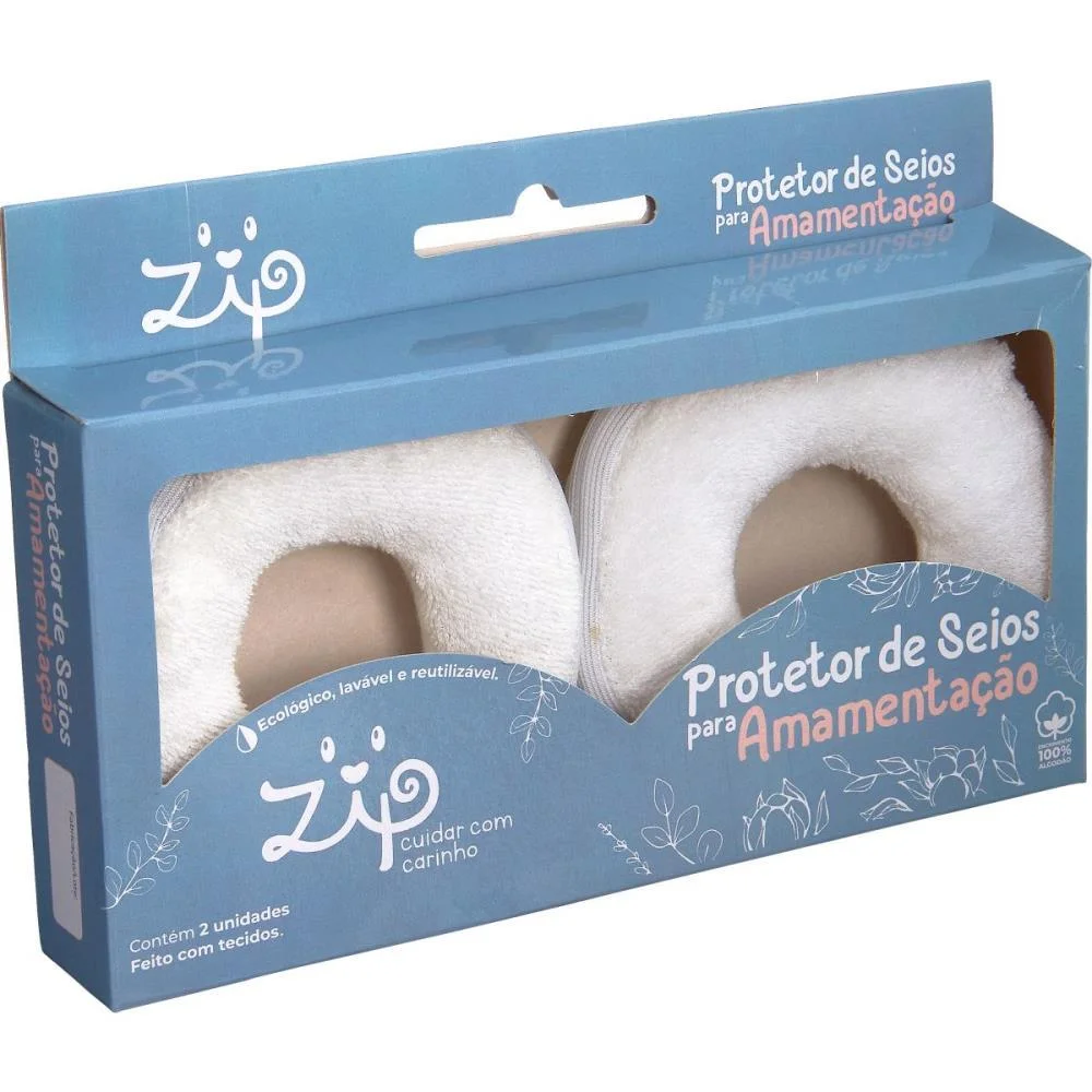 CUIDADOS PESSOAIS PROTETOR DE SEIO 2UNID 10X10CM ZIP (PAR) - imagem 2