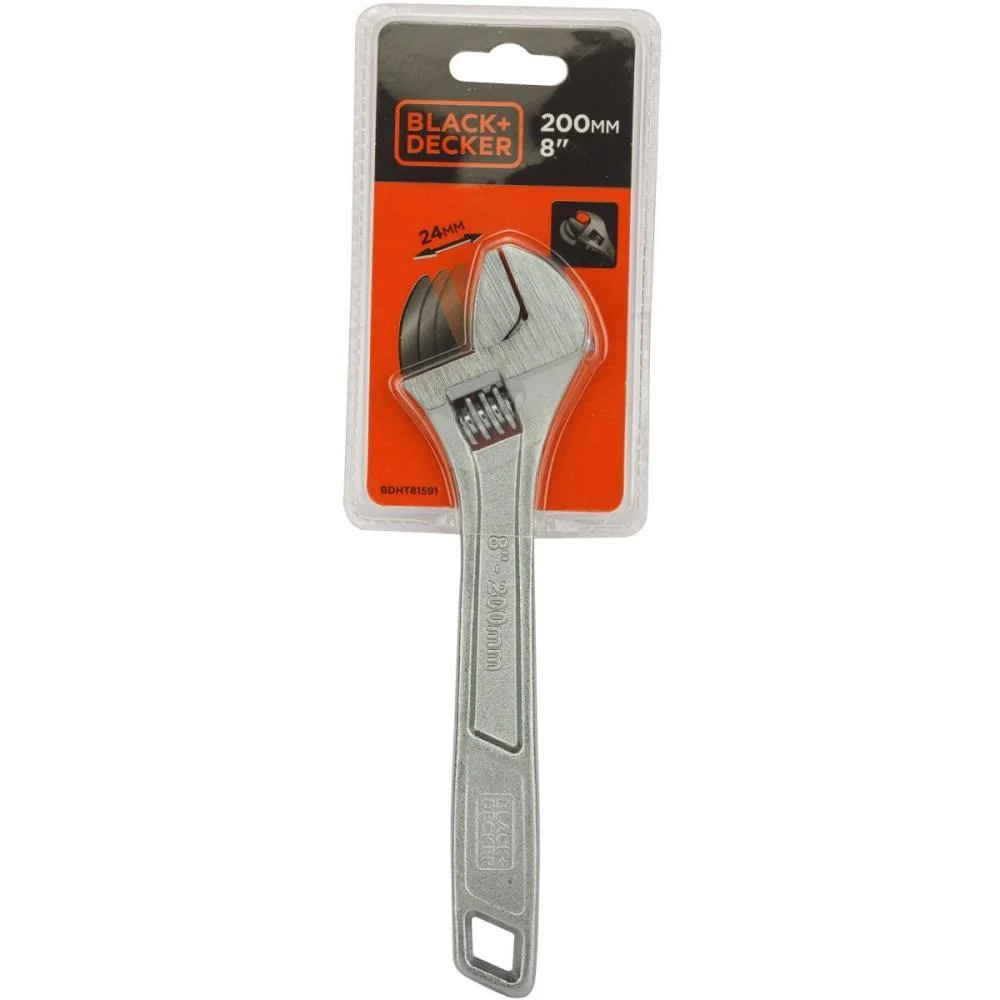 FERRAMENTA MANUAL BD CHAVE AJUSTAVEL 8POL BLACK & DECKER (UNIDADE) - imagem 5