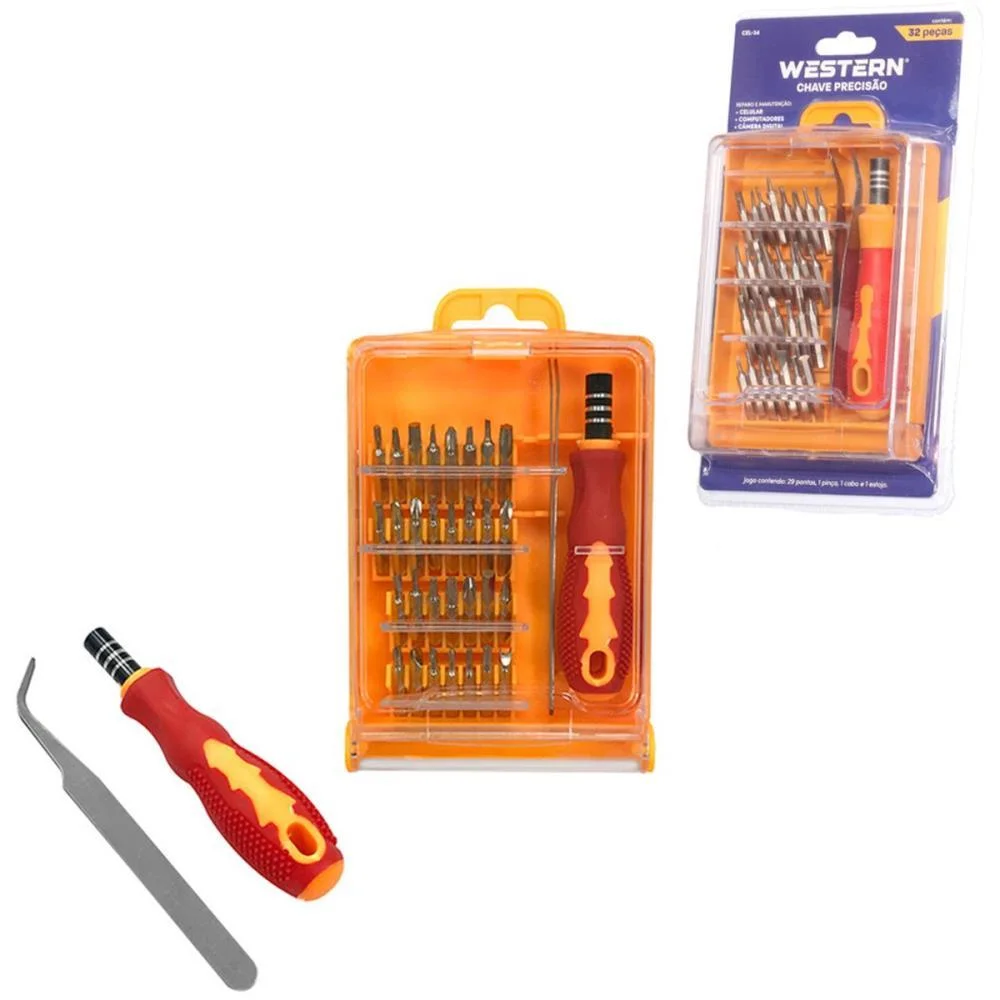 FERRAMENTA DIVERSA CHAVE PRECISÃO 32PCS WESTERN (KIT) - imagem 3