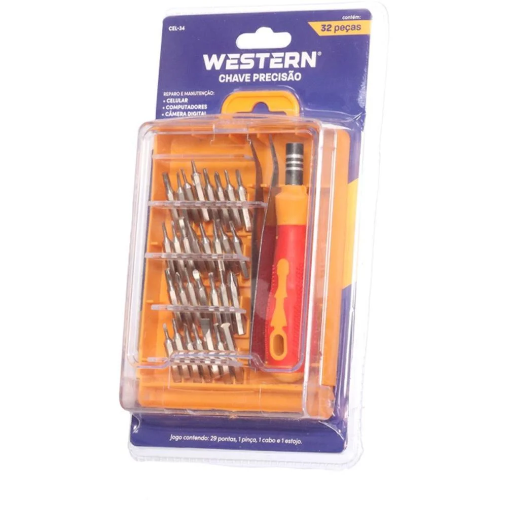 FERRAMENTA DIVERSA CHAVE PRECISÃO 32PCS WESTERN (KIT) - imagem 4