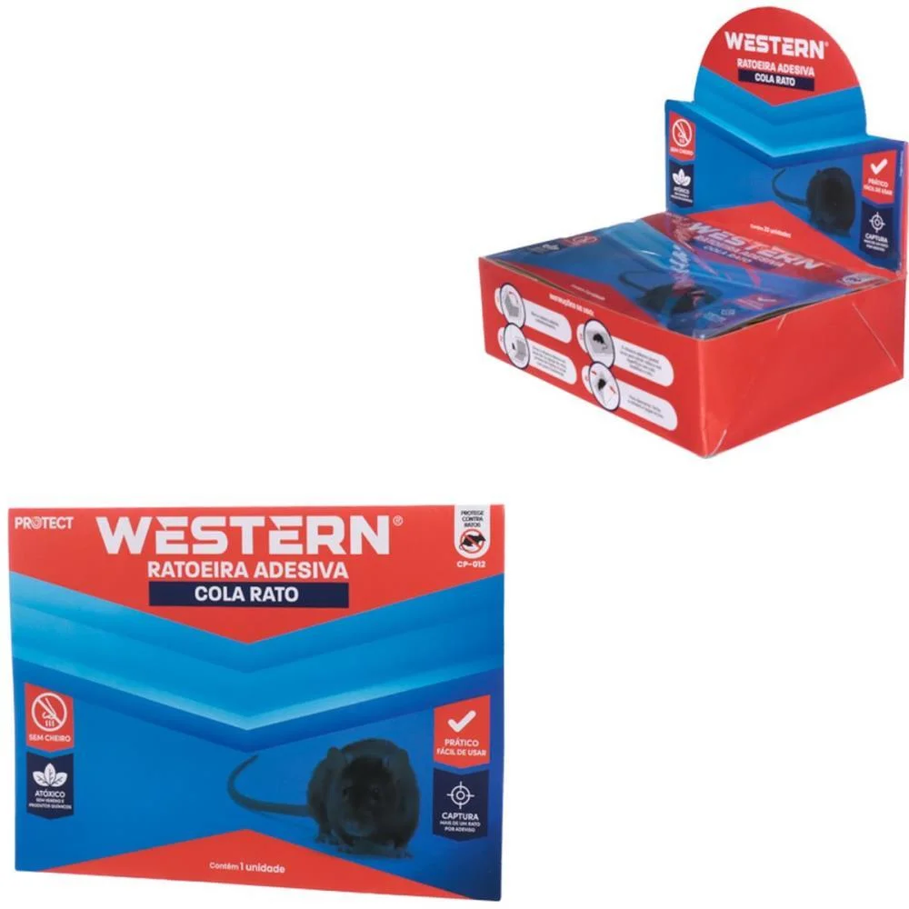 RATOEIRA ADESIVA COLA RATO WESTERN (DP.C/20) - imagem 4