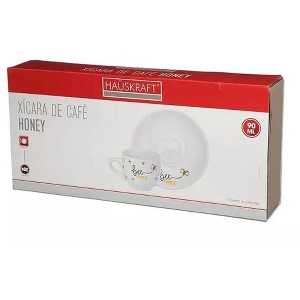XICARA CAFE PORCELANA HONEY 12PCS WESTERN (JOGO) - imagem 5