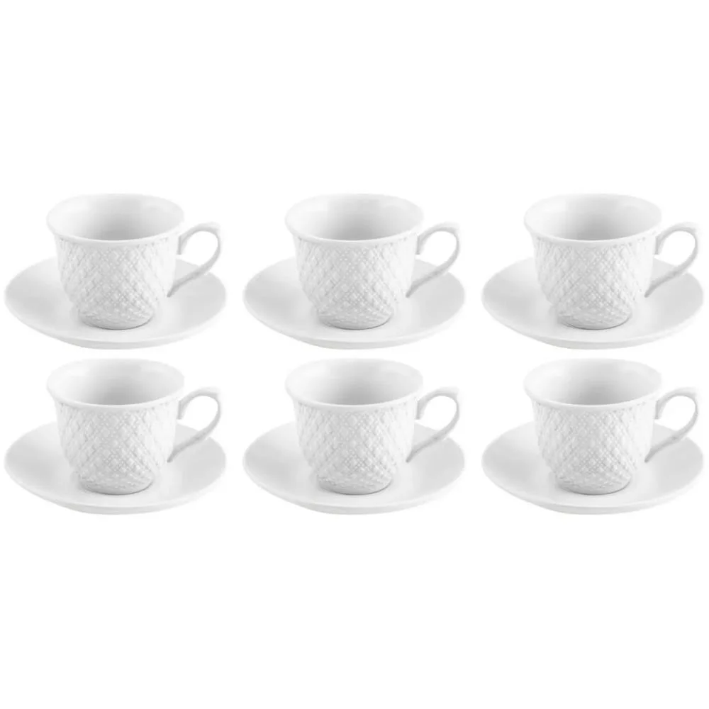 XICARA CHA PORCELANA WEMBLEY 12PCS WESTERN (JOGO) - imagem 2