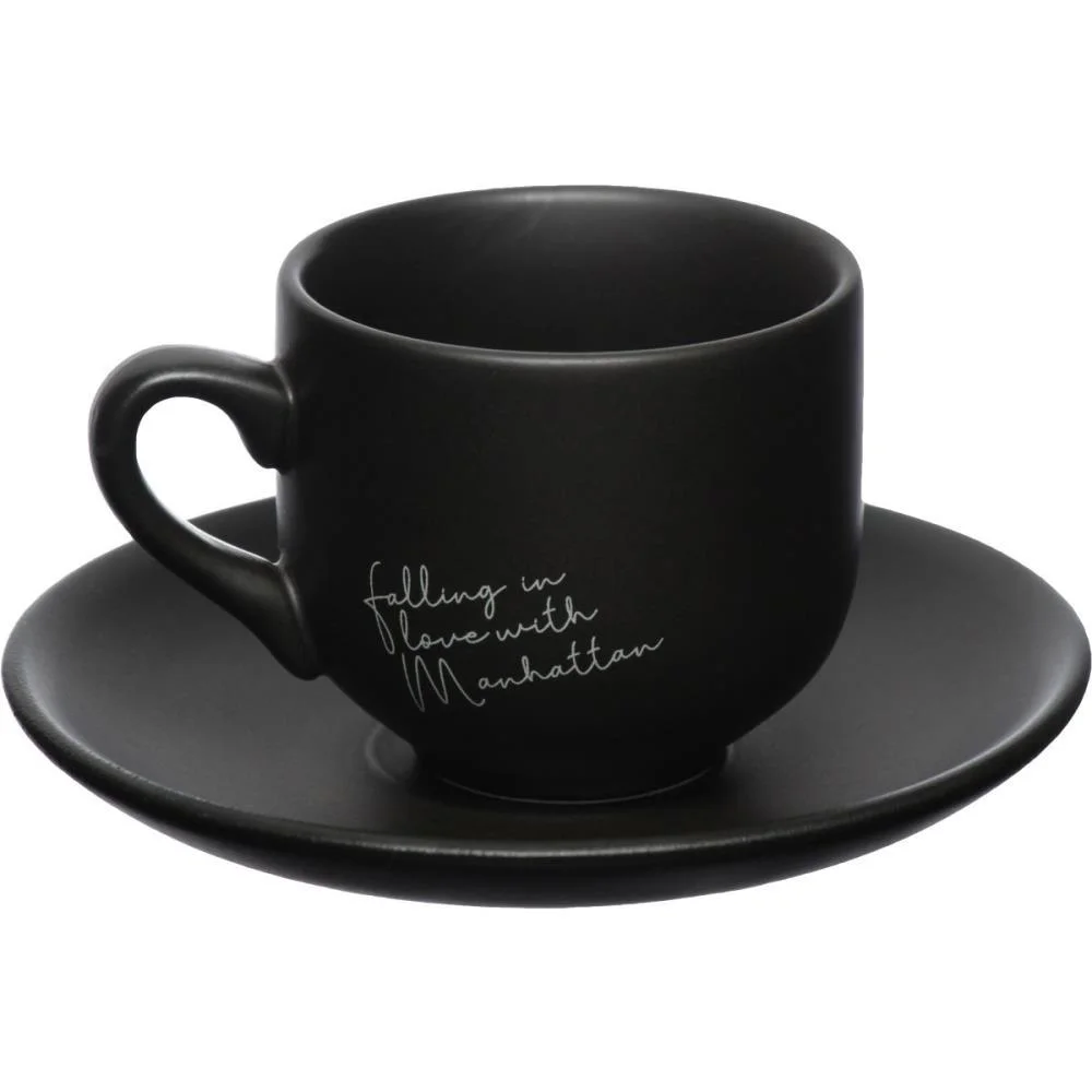 XICARA CAFE PORC. MANHATTAN PT 12PCS WESTERN (JOGO) - imagem 4