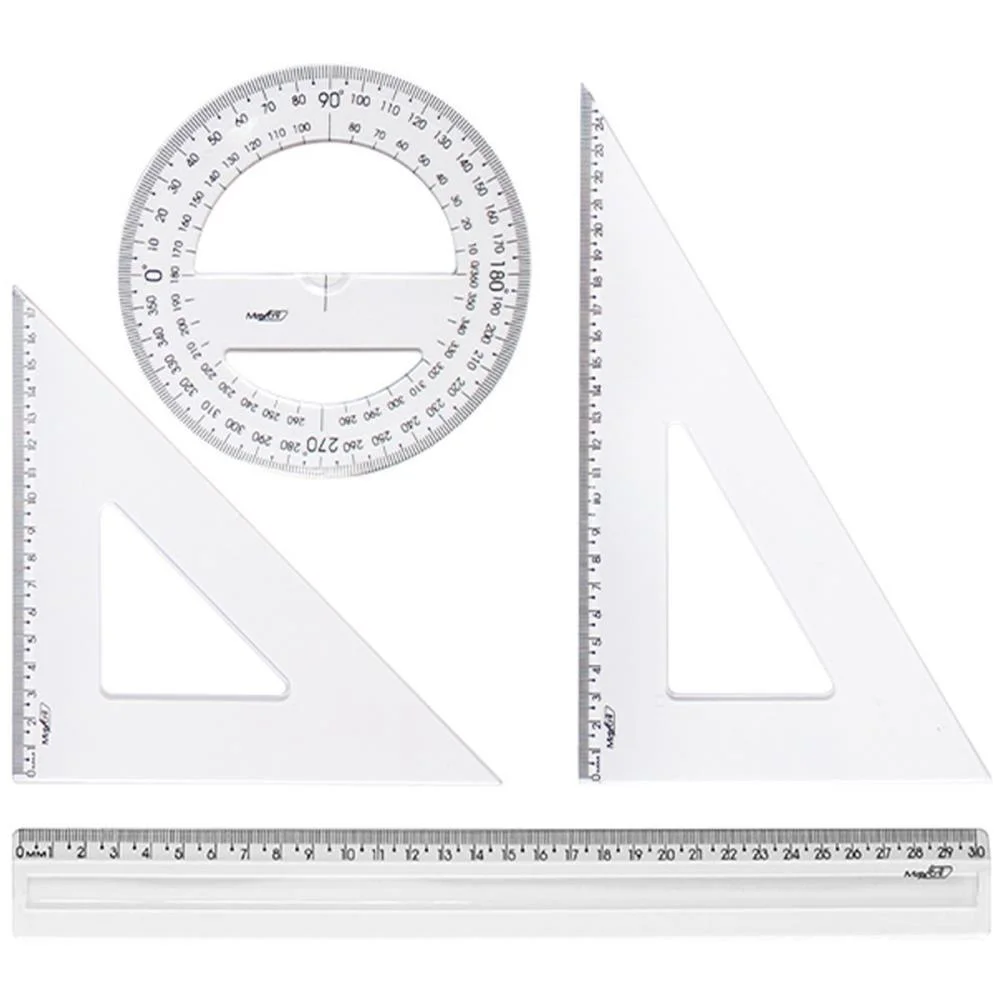 CONJUNTO PARA DESENHO MAX PREMIUM GEOMETRICO 4PCS MAXCRIL (BLISTER) - imagem 3