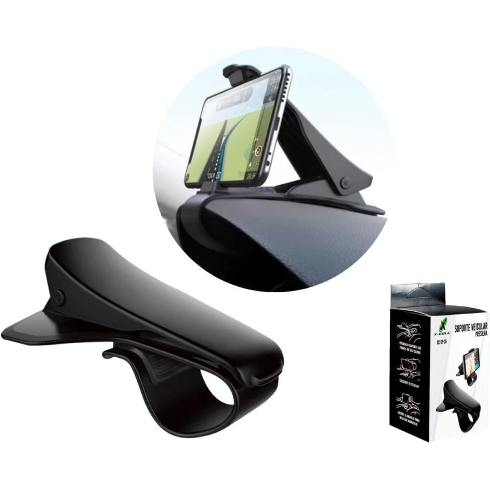 SUPORTE PARA CELULAR VEICULAR UNIVERSAL CEL/PRESILH FLEX (UNIDADE) - imagem 4
