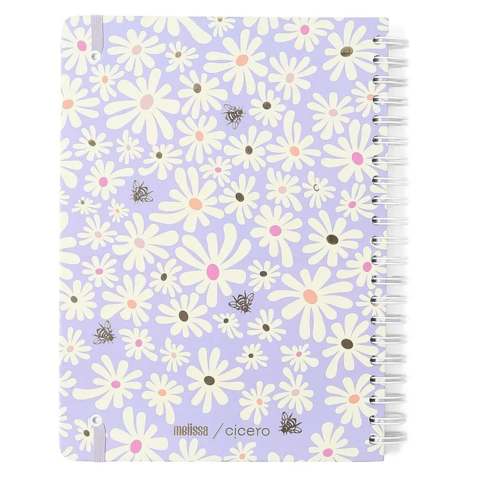 CADERNO 10X1 CP.DURA COLEGIAL MELISSA MINI BLOOMY 160F CICERO (UNIDADE) - imagem 5