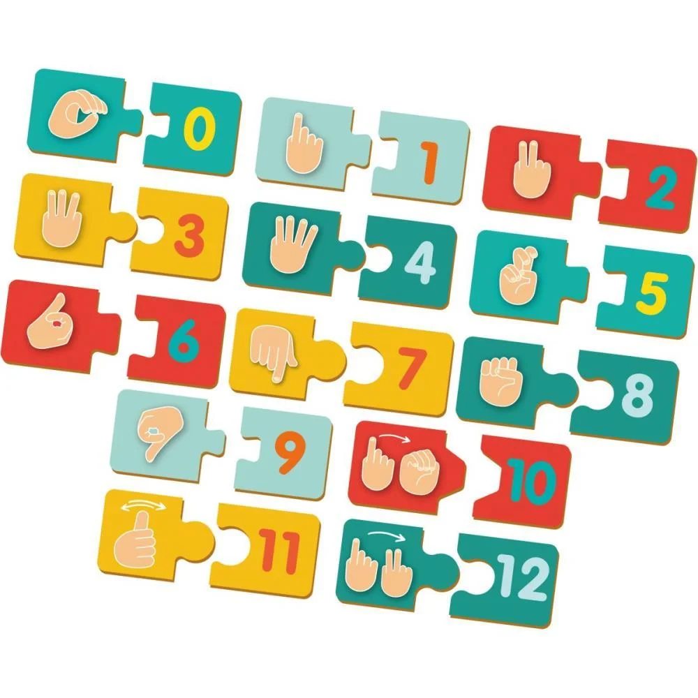 QUEBRA-CABECA MADEIRA APRENDENDO NUMEROS LIBRAS 26PC XALINGO (UNIDADE) - imagem 3