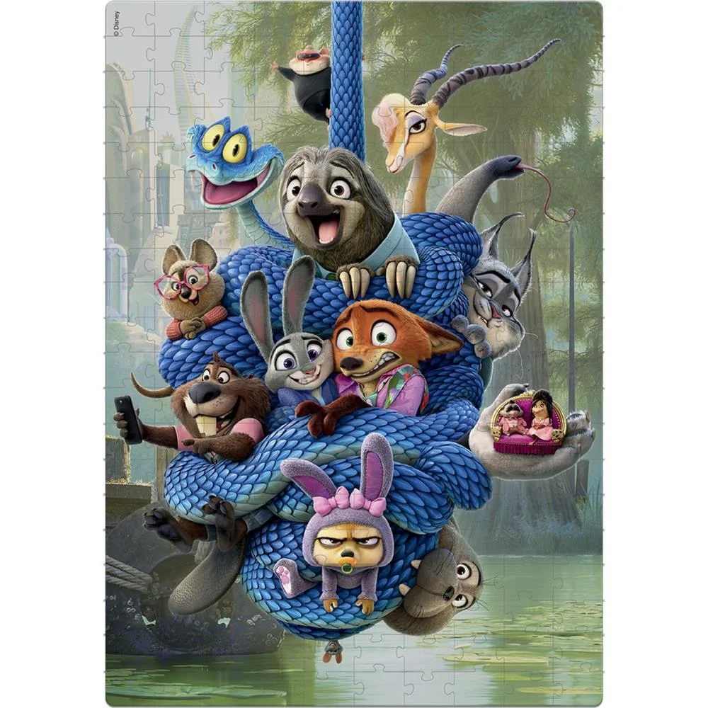 QUEBRA-CABECA CARTONADO ZOOTOPIA 2 200 PECAS TOYSTER (UNIDADE) - imagem 4