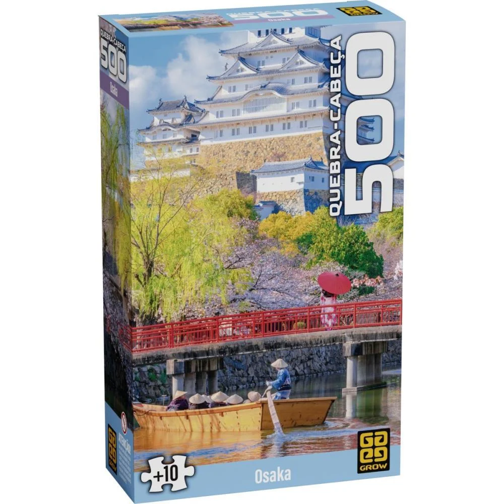 QUEBRA-CABECA CARTONADO OSAKA 500 PECAS GROW (UNIDADE) - imagem 2