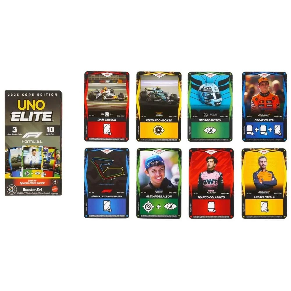 JOGO DE CARTAS UNO ELITE F1 EXTENÇÃO ADIC.(S) MATTEL (UNIDADE) - imagem 7