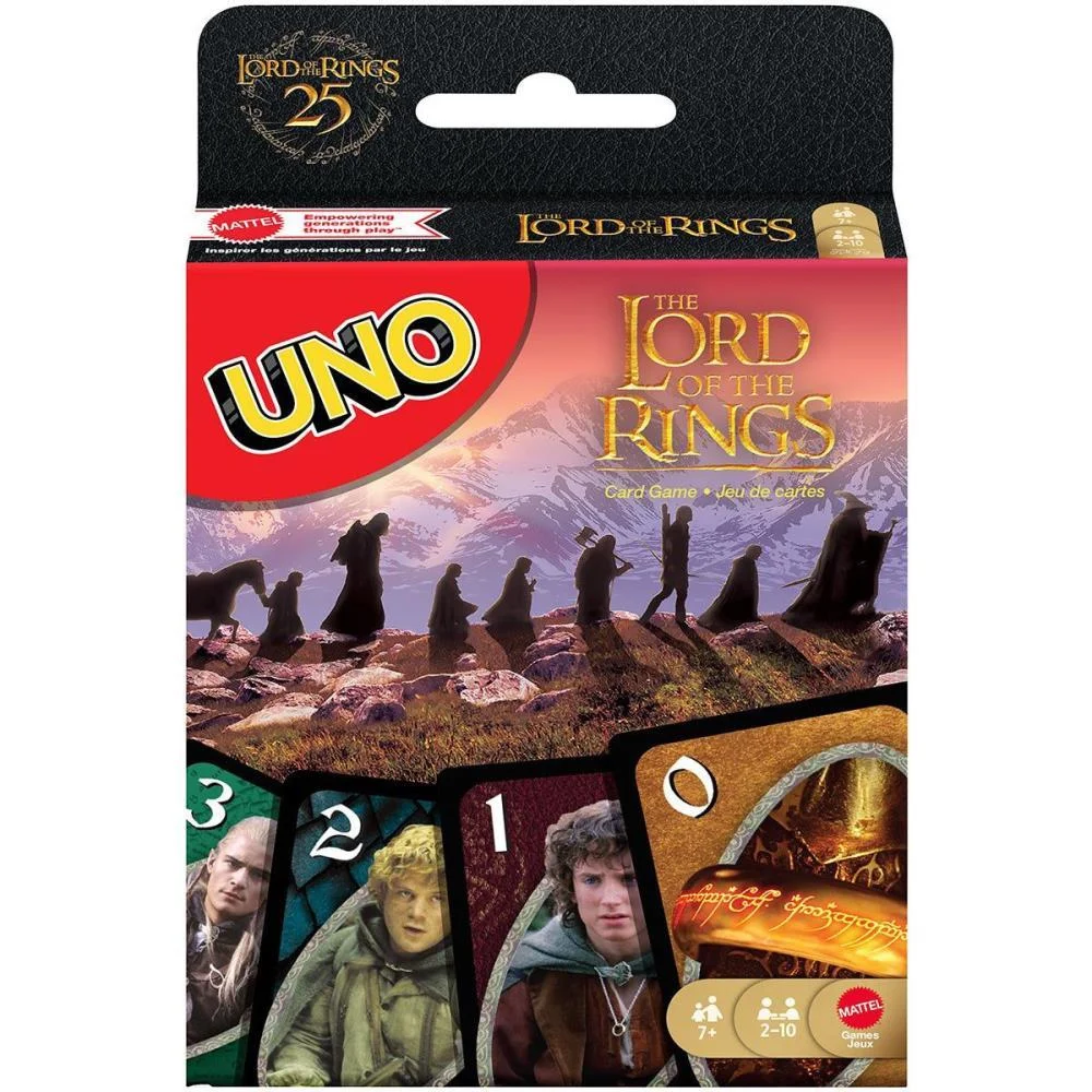 JOGO DE CARTAS UNO SENHOR DOS ANEIS MATTEL (UNIDADE) - imagem 8