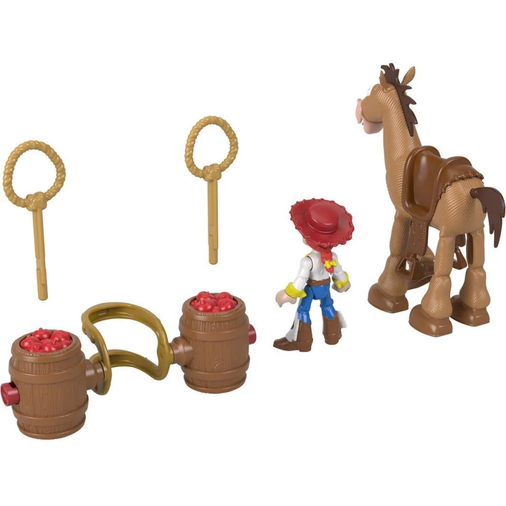 IMAGINEXT TOY STORY JESSE E BALA NO ALVO MATTEL (UNIDADE) - imagem 4