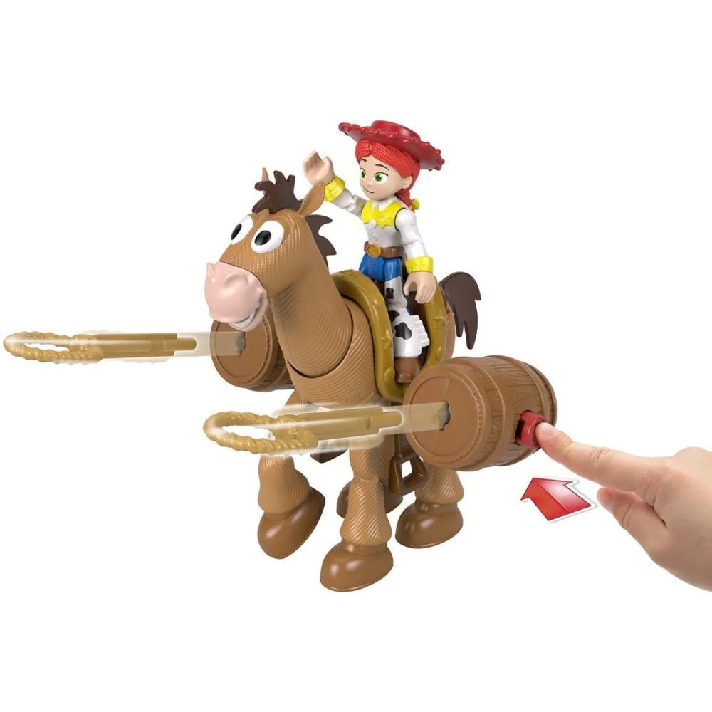 IMAGINEXT TOY STORY JESSE E BALA NO ALVO MATTEL (UNIDADE) - imagem 5