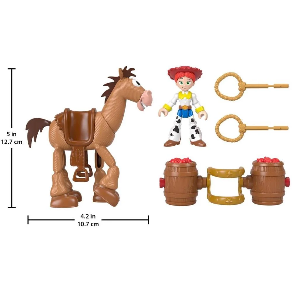 IMAGINEXT TOY STORY JESSE E BALA NO ALVO MATTEL (UNIDADE) - imagem 7
