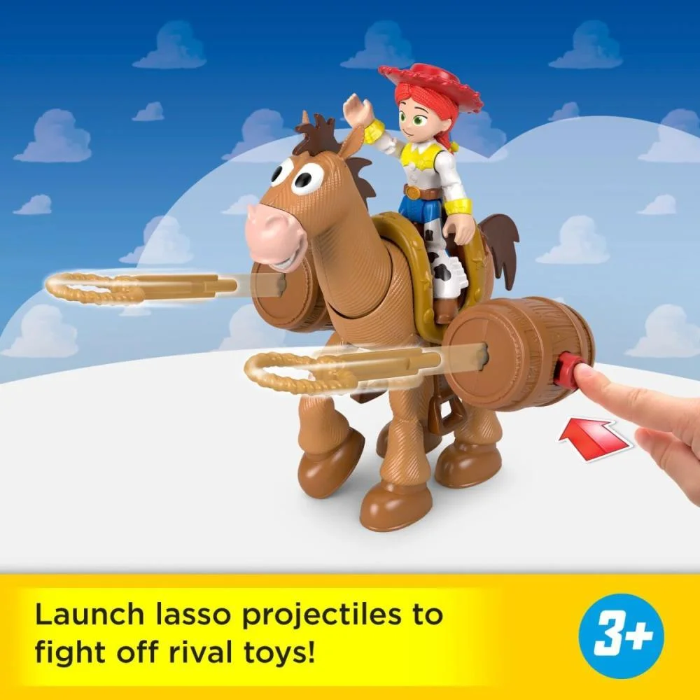 IMAGINEXT TOY STORY JESSE E BALA NO ALVO MATTEL (UNIDADE) - imagem 9