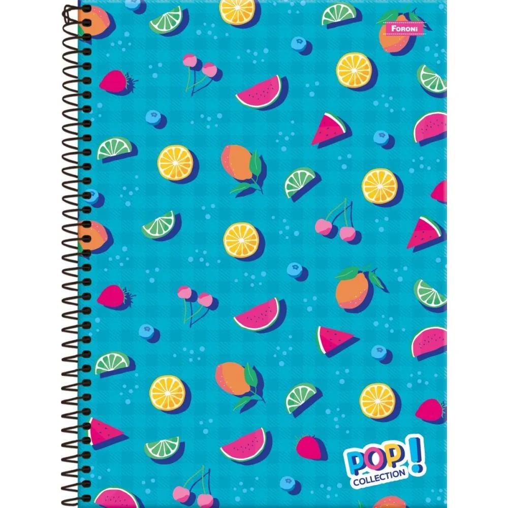 CADERNO 12X1 CAPA DURA POP COLLECTION 240FLS. FORONI (PCT.C/04) - imagem 2