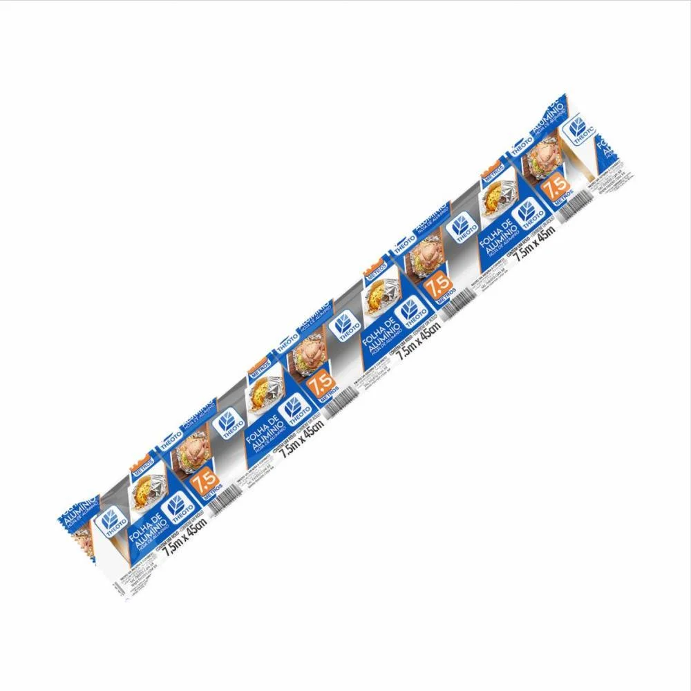 PAPEL ALUMINIO 45 CMX 7,5 M THEOTO (ROLO) - imagem 2