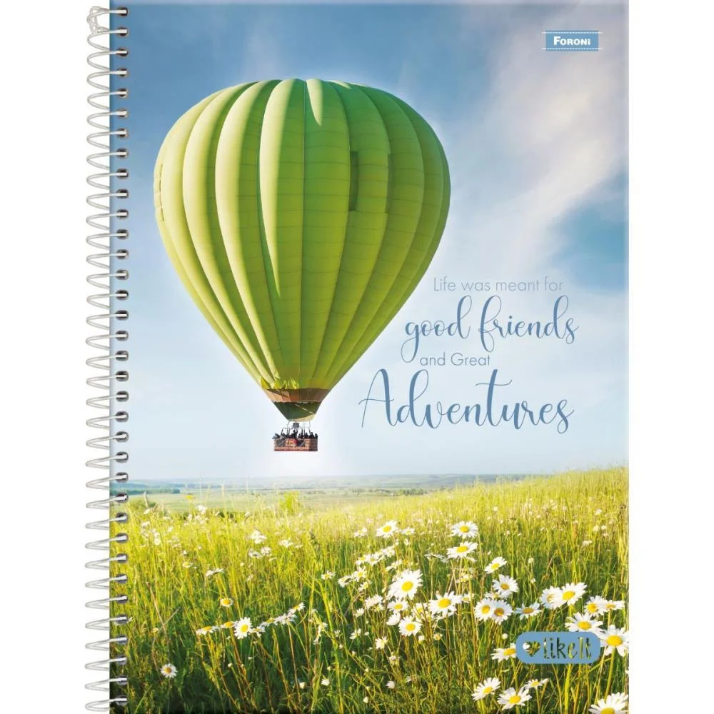 CADERNO 12X1 CAPA DURA LIKE IT 192FLS. FORONI (PCT.C/04) - imagem 5
