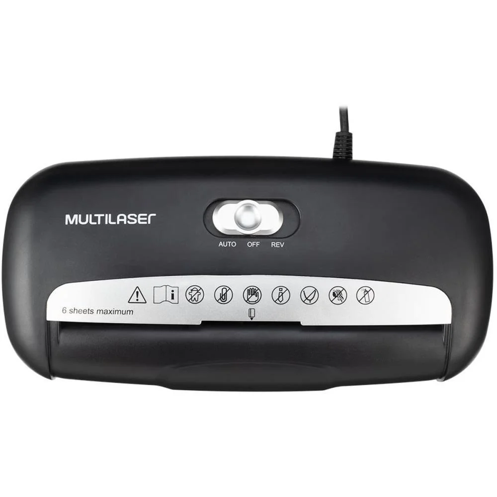 FRAGMENTADORA DE PAPEIS P/6FLS. OU 1CARTAO 127V MULTI (UNIDADE) - imagem 4