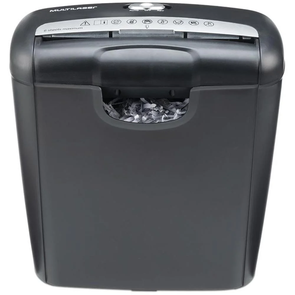 FRAGMENTADORA DE PAPEIS P/6FLS. OU 1CARTAO 127V MULTI (UNIDADE) - imagem 8