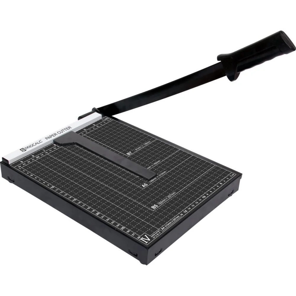 GUILHOTINA CORTADEIRA A4 P/10FLS PRETA PC-GTZK01 PROCALC (UNIDADE) - imagem 3