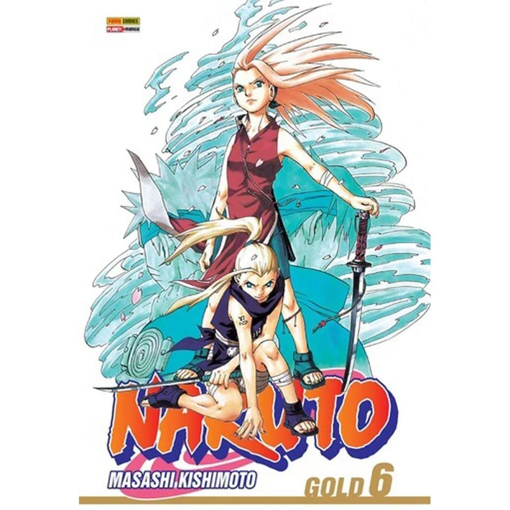 LIVRO MANGA NARUTO GOLD EDITION N.06 PANINI (UNIDADE) - imagem 2