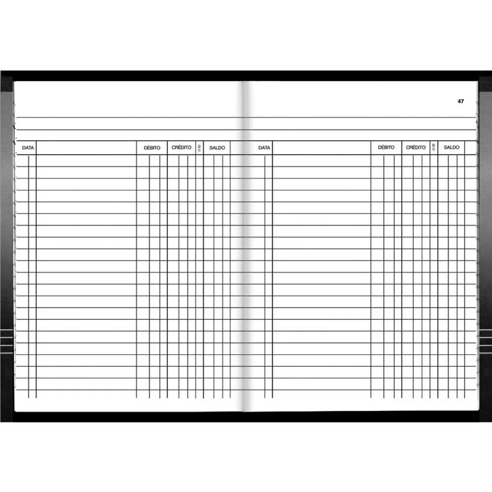 LIVRO CONTA CORRENTE 1/4 50 FOLHAS ANIMATIVA (PCT.C/10) - imagem 4