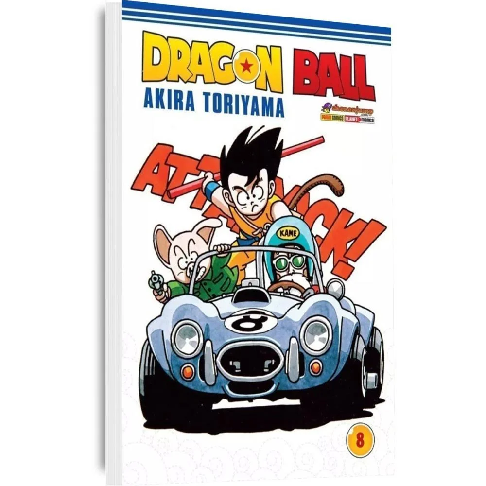 LIVRO MANGA DRAGON BALL N.08 PANINI (UNIDADE) - imagem 3