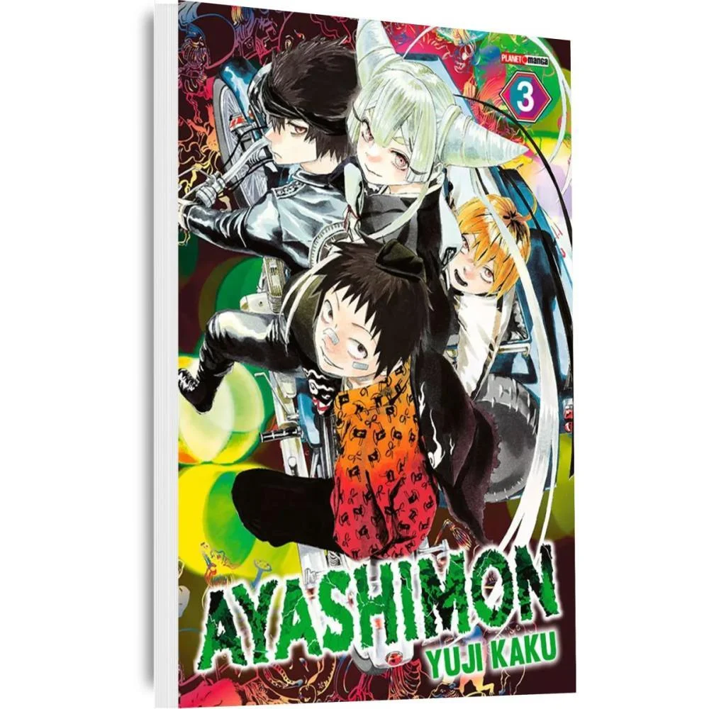 LIVRO MANGA AYASHIMON N.03 PANINI (UNIDADE) - imagem 3