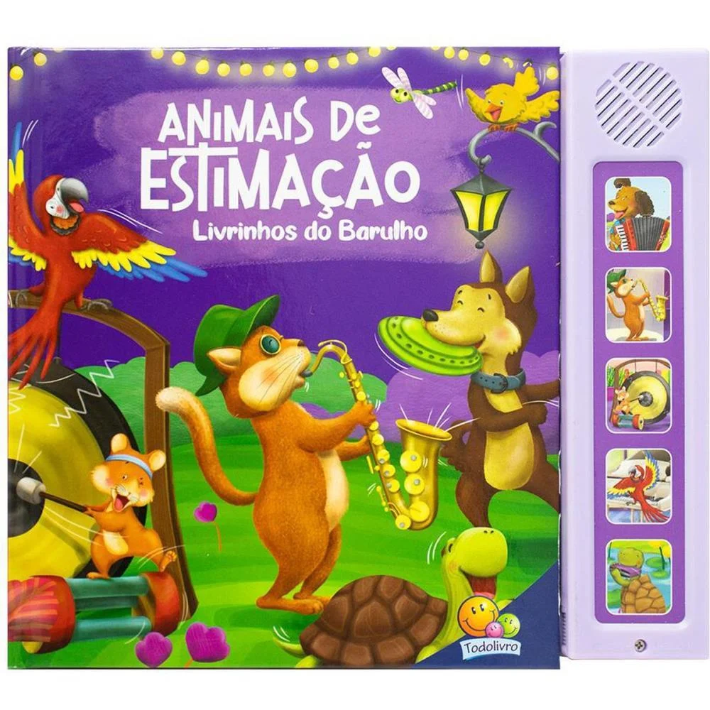 LIVRO SONORO ANIMAIS DE ESTIMACAO 22X19 8PG TODOLIVRO (UNIDADE) - imagem 2