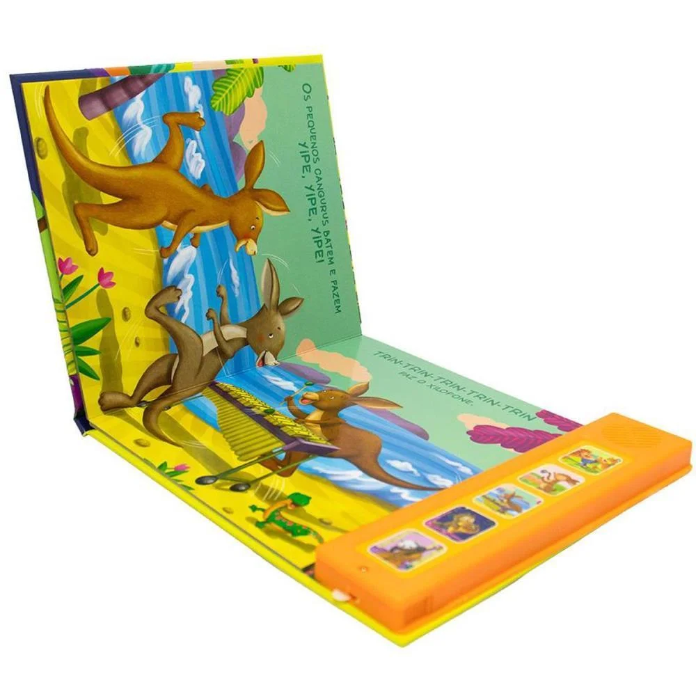 LIVRO SONORO FILHOTES DE ANIMAIS 22X19,5 8P TODOLIVRO (UNIDADE) - imagem 3