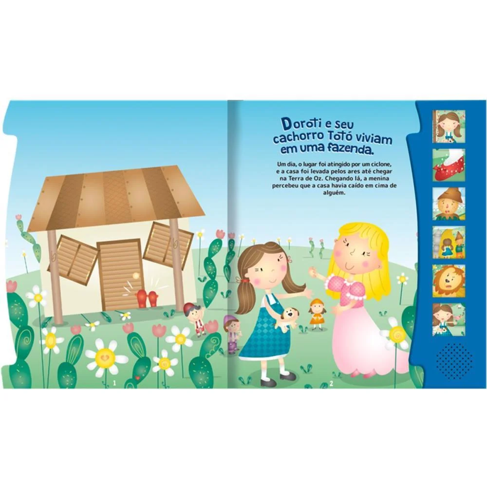 LIVRO SONORO O MAGICO DE OZ CULTURAMA (UNIDADE) - imagem 4