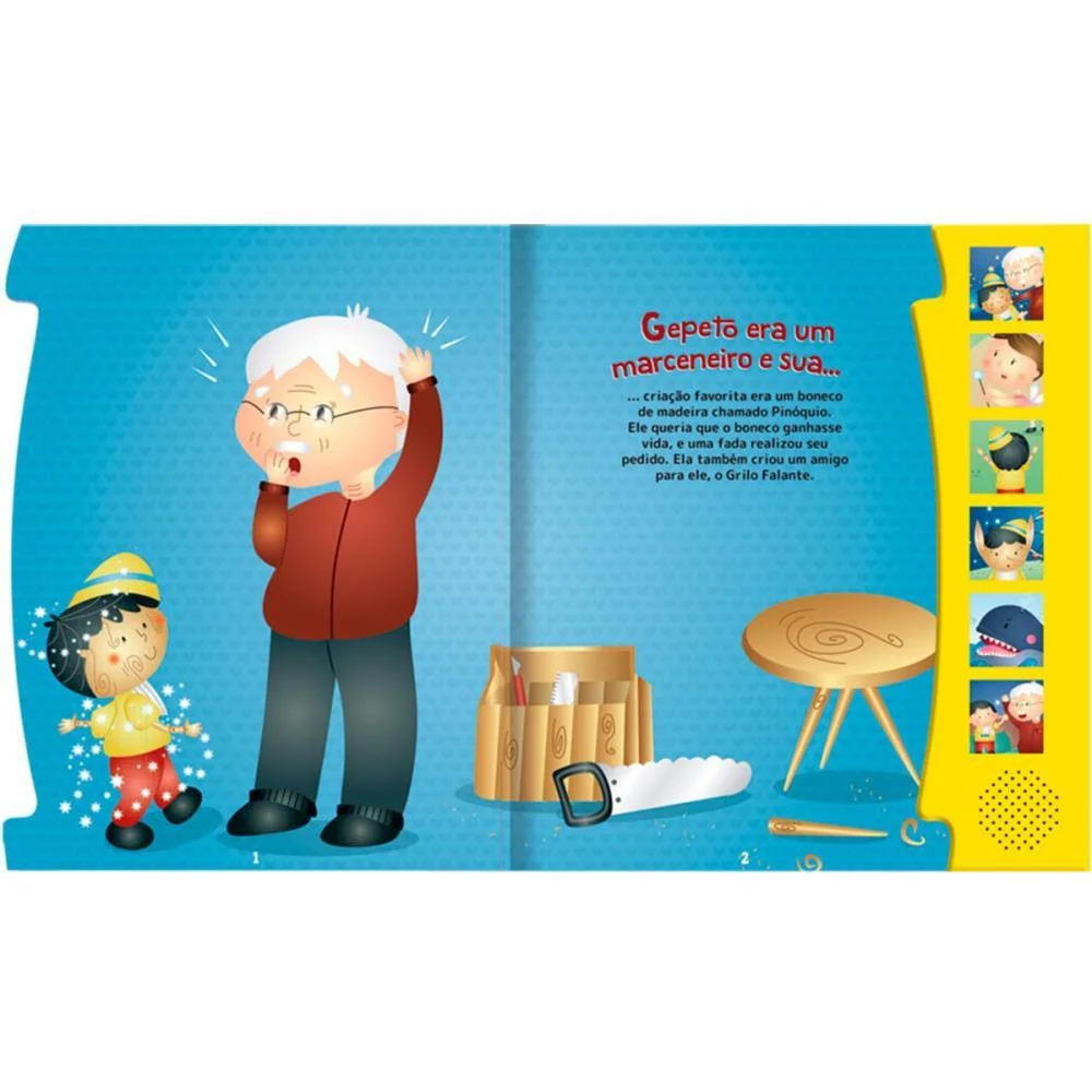 LIVRO SONORO PINOQUIO CULTURAMA (UNIDADE) - imagem 4