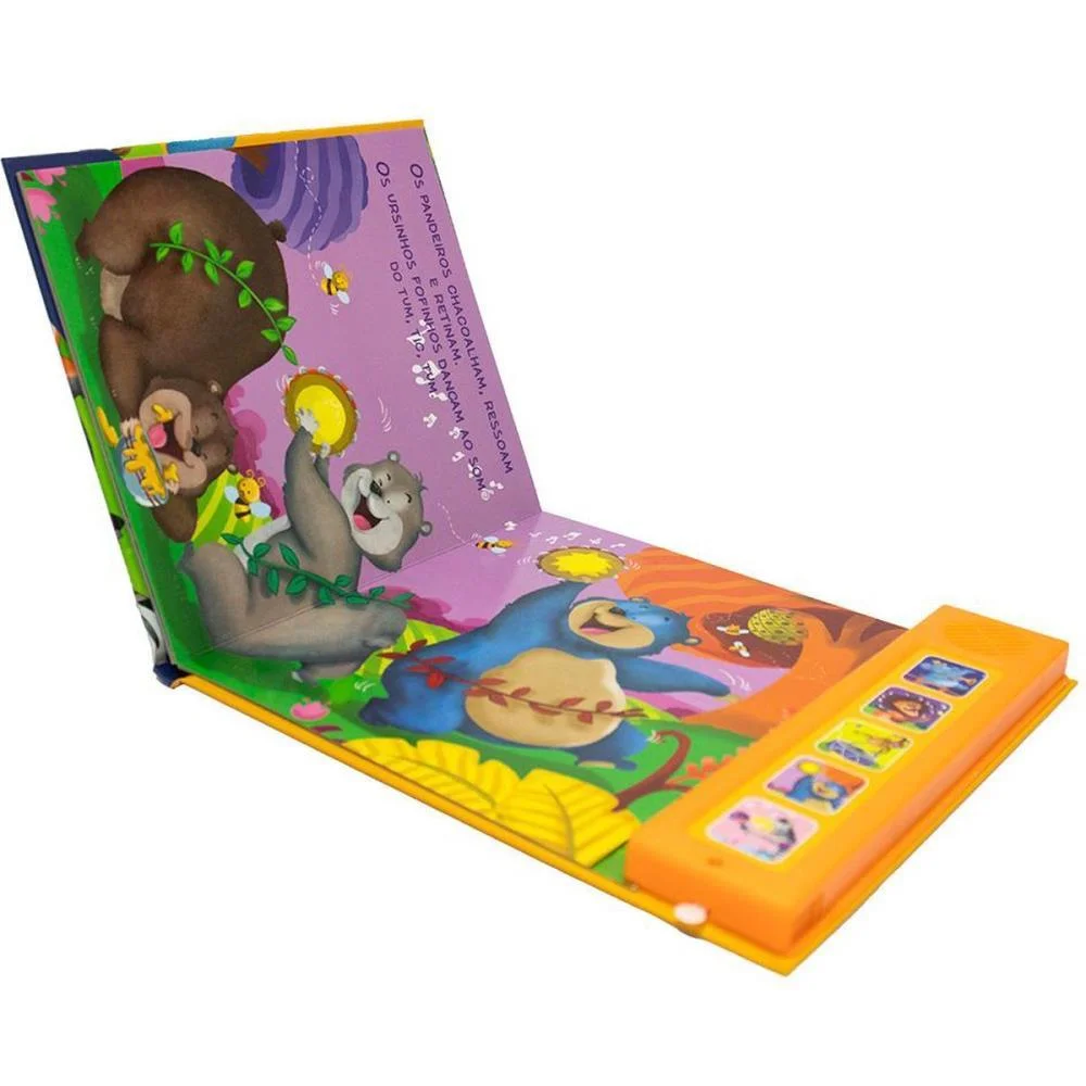 LIVRO SONORO ANIMAIS SELVAGENS 22X19,5 8PG TODOLIVRO (UNIDADE) - imagem 3