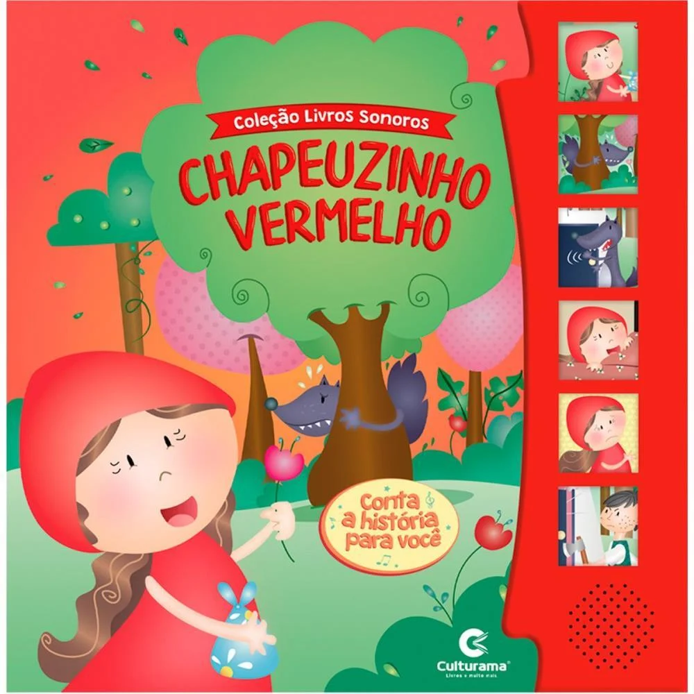 LIVRO SONORO CHAPEUZINHO VERMELHO CULTURAMA (UNIDADE) - imagem 3
