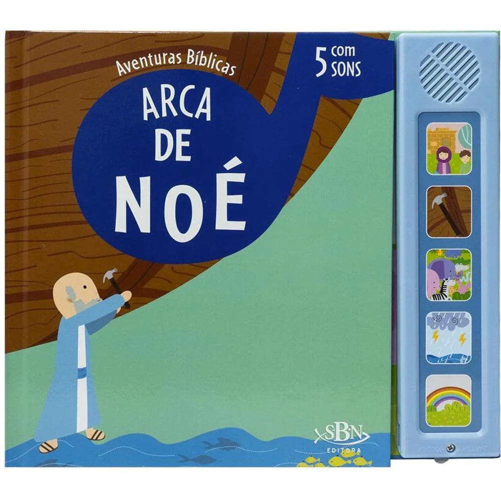 LIVRO SONORO ARCA DE NOÉ 22X19,5CM 6PG TODOLIVRO (UNIDADE) - imagem 2