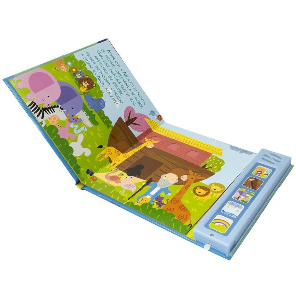 LIVRO SONORO ARCA DE NOÉ 22X19,5CM 6PG TODOLIVRO (UNIDADE) - imagem 5