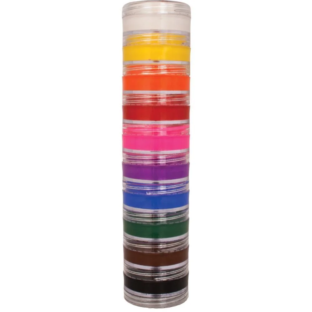 PINTURA FACIAL CREMOSA 4G. 10 CORES (S) COLORMAKE (KIT) - imagem 3