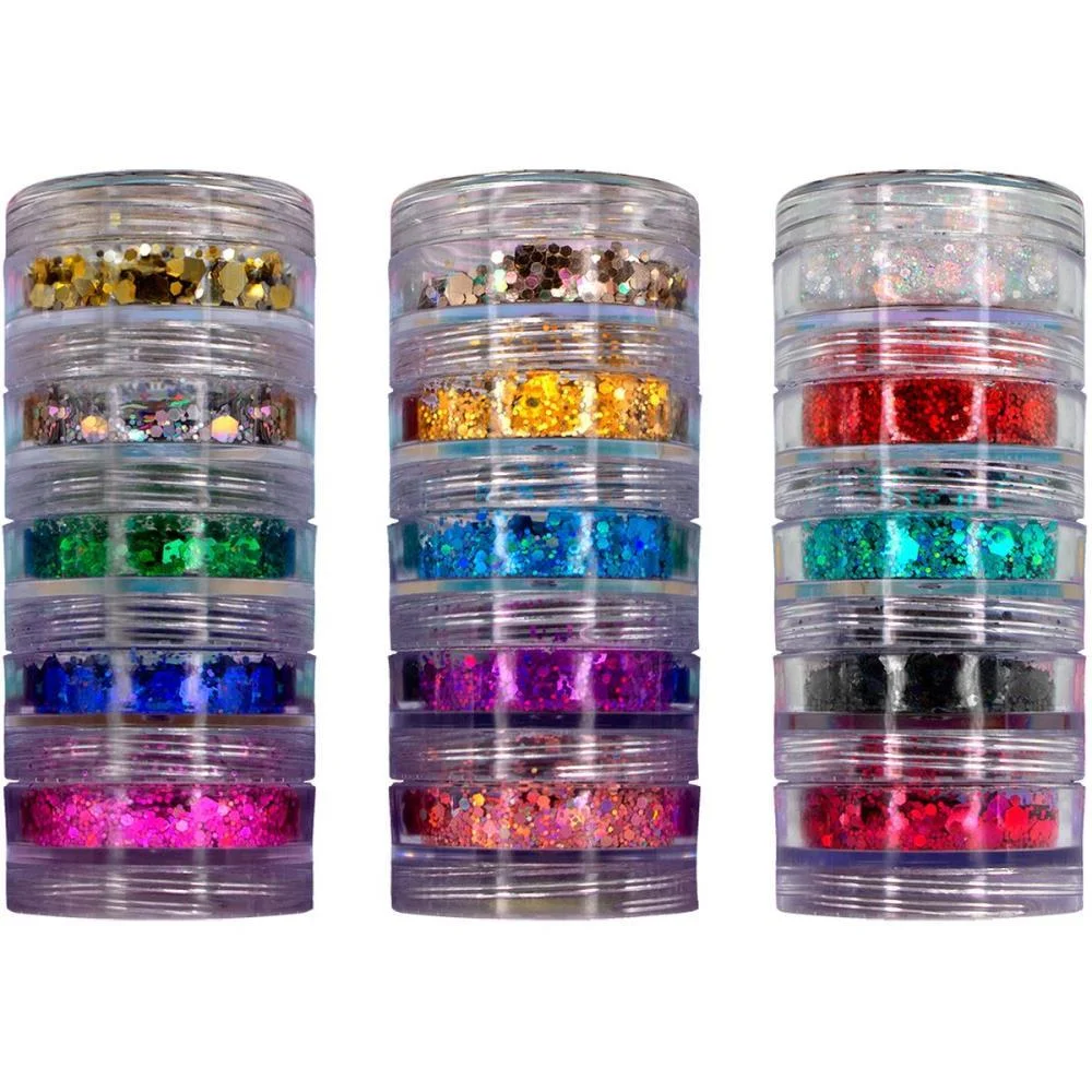 PINTURA FACIAL PO GLITER GLOW POWER (S) COLORMAKE (DP.C/12) - imagem 3